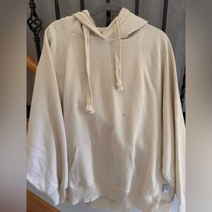 Brand new American Eagle cream oversized hoodie